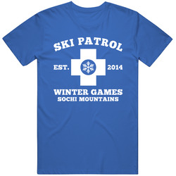 2014 Sochi Winter Games Snowflake Ski Patrol Olympics T Shirt 2014 Sochi Winter Games Snowflake Ski Patrol Olympics T Shirt