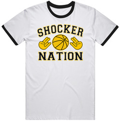 Basketball Wichita State - Shocker Nation T Shirt - NCAA Tournament March Madness T Shirt Basketball Wichita State - Shocker Nation T Shirt - NCAA Tournament March Madness T Shirt