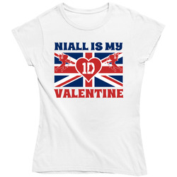 Niall Is My Valentine One Direction Valentines Day Ladies T Shirt Niall Is My Valentine One Direction Valentines Day Ladies T Shirt