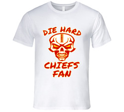 Die Hard Chiefs Fan Football T Shirt - Kansas City Chiefs Team Colors T Shirt Die Hard Chiefs Fan Football T Shirt - Kansas City Chiefs Team Colors T Shirt