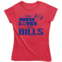 This Nurse Loves The Bills Football T Shirt - Buffalo Bills Team Colors Ladies T Shirt This Nurse Loves The Bills Football T Shirt - Buffalo Bills Team Colors Ladies T Shirt