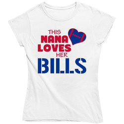 This Nana Loves Her Bills Football T Shirt - Buffalo Bills Team Colors Ladies T Shirt This Nana Loves Her Bills Football T Shirt - Buffalo Bills Team Colors Ladies T Shirt