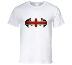 British Flag Union Jack Batman T Shirt - Vintage Retro Design T Shirt British Flag Union Jack Batman T Shirt - Vintage Retro Design T Shirt