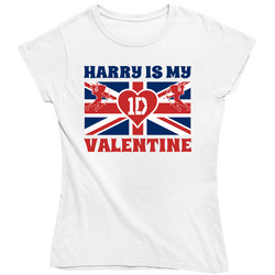 One Direction Harry Valentines Day Ladies T Shirt One Direction Harry Valentines Day Ladies T Shirt