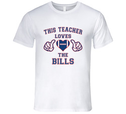 This Teacher Loves The Bills - Buffalo Bills Team Colors T Shirt This Teacher Loves The Bills - Buffalo Bills Team Colors T Shirt