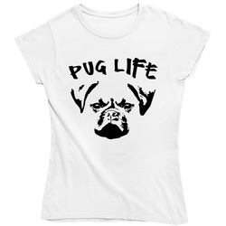 Funny Pug Life Dog T Shirt - Thug Life Parody Ladies T Shirt Funny Pug Life Dog T Shirt - Thug Life Parody Ladies T Shirt