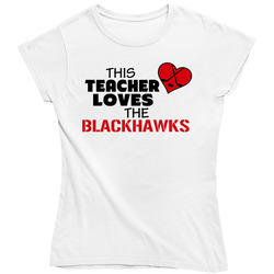 This Teacher Loves The Blackhawks Hockey T Shirt - Chicago Blackhawks Team Colors Ladies T Shirt This Teacher Loves The Blackhawks Hockey T Shirt - Chicago Blackhawks Team Colors Ladies T Shirt