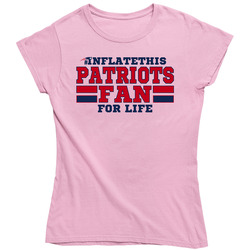 Patriots Fan for Life #inflatethis Ladies T Shirt - Deflategate New England Ladies T Shirt Patriots Fan for Life #inflatethis Ladies T Shirt - Deflategate New England Ladies T Shirt