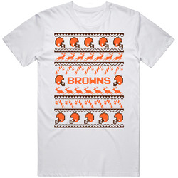 Browns Football Ugly Christmas Sweater T Shirt - Cleveland Browns Team Colors T Shirt Browns Football Ugly Christmas Sweater T Shirt - Cleveland Browns Team Colors T Shirt