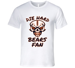 Die Hard Bears Fan Football T Shirt - Chicago Bears Team Colors T Shirt Die Hard Bears Fan Football T Shirt - Chicago Bears Team Colors T Shirt