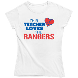 This Teacher Loves The Rangers Hockey T Shirt - New York Rangers Team Colors Ladies T Shirt This Teacher Loves The Rangers Hockey T Shirt - New York Rangers Team Colors Ladies T Shirt