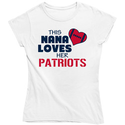 This Nana Loves Her Patriots Football T Shirt - New England Patriots Team Colors Ladies T Shirt This Nana Loves Her Patriots Football T Shirt - New England Patriots Team Colors Ladies T Shirt