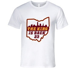 The King is Back Basketball T Shirt - Lebron James Cleveland Cavaliers T Shirt The King is Back Basketball T Shirt - Lebron James Cleveland Cavaliers T Shirt