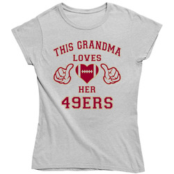 This Grandma Loves Her San Francisco 49ers Football Ladies T Shirt This Grandma Loves Her San Francisco 49ers Football Ladies T Shirt