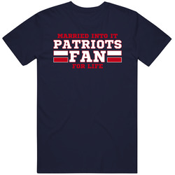 Married Into It Patriots Fan Football T Shirt - New Englad Team Colors T Shirt Married Into It Patriots Fan Football T Shirt - New Englad Team Colors T Shirt