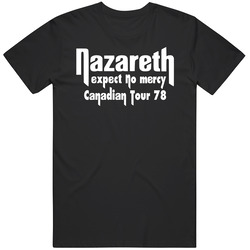 Nazareth Expect No Mercy Canadian Tour 78 Vintage T Shirt Nazareth Expect No Mercy Canadian Tour 78 Vintage T Shirt