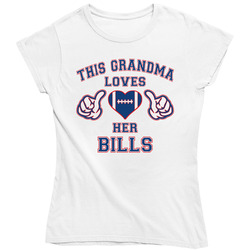 This Grandma Loves Her Buffalo Bills Football Heart Ladies T Shirt This Grandma Loves Her Buffalo Bills Football Heart Ladies T Shirt