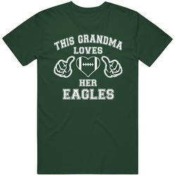 This Grandma Loves Her Eagles Football T Shirt This Grandma Loves Her Eagles Football T Shirt