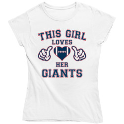 This Girl Loves Her New York Giants Football Ladies T Shirt This Girl Loves Her New York Giants Football Ladies T Shirt