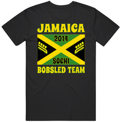 Sochi Olympics Jamaica Flag Bobsled Team T Shirt Sochi Olympics Jamaica Flag Bobsled Team T Shirt