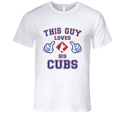 This Guy Loves His Chicago Cubs Baseball T Shirt