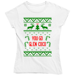 Fitted Ladies You Go Glen Coco Ugly Sweater Ladies T Shirt