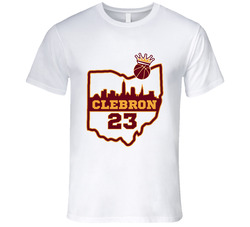 Clebron Lebron James Cleveland Cavaliers Basketball King T Shirt