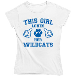 This Girl Loves Her Kentucky Wildcats Basketball Ladies T Shirt
