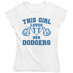This Girl Lover Her Los Angeles Dodgers Baseball Ladies T Shirt