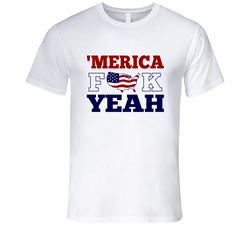 America F*ck Yeah Funny 4th Of July T Shirt