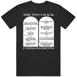 Notorious Big 10 Crack Commandments T Shirt Notorious Big 10 Crack Commandments T Shirt