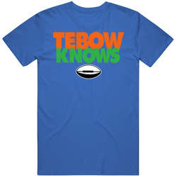 Tim Tebow Knows Bo Knows Football T Shirt Tim Tebow Knows Bo Knows Football T Shirt