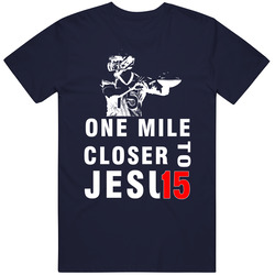 One Mile Closer To Jesus Tebow Broncos Football T Shirt One Mile Closer To Jesus Tebow Broncos Football T Shirt