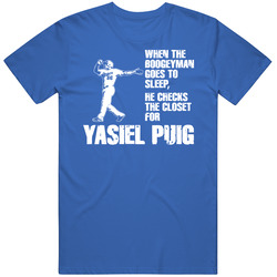 Yasiel Puig Boogeyman Los Angeles Baseball T Shirt