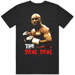 Evander Holyfield Real Deal Boxing T Shirt Evander Holyfield Real Deal Boxing T Shirt