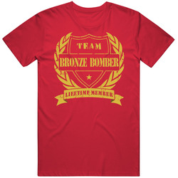 Deontay Wilder Team Bronze Bomber Lifetime Member Boxing T Shirt Deontay Wilder Team Bronze Bomber Lifetime Member Boxing T Shirt