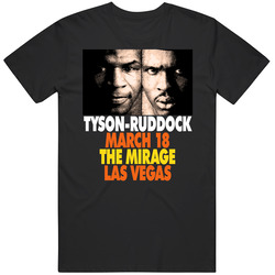 Mike Tyson Vs Ruddock Retro Boxing T Shirt Mike Tyson Vs Ruddock Retro Boxing T Shirt