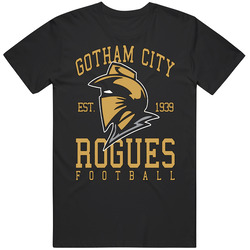 Gotham City Rogues Football T Shirt Gotham City Rogues Football T Shirt