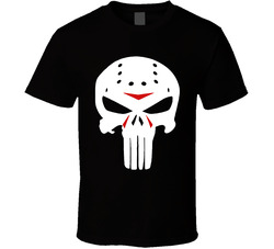 Jason Voorhees Punisher Mask Mashup Parody Horror Movie Friday The 13th Halloween T Shirt Jason Voorhees Punisher Mask Mashup Parody Horror Movie Friday The 13th Halloween T Shirt