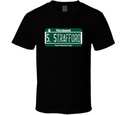 Vermont Custom Name License Plate Customizable T Shirt
