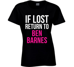 If Lost Return To Ben Barnes Male Actor Movie Fan Ladies T Shirt