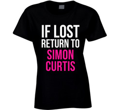 If Lost Return To Simon Curtis Male Actor Movie Fan Ladies T Shirt