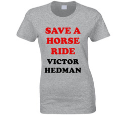 Save A Horse Ride Victor Hedman Cool Tampa Bay Hockey Team Fan Ladies T Shirt