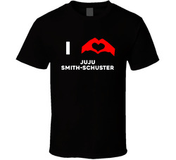 I Heart Juju Smith-schuster Pittsburgh Football Team Fan T Shirt