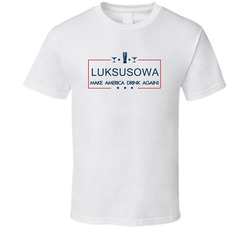 Luksusowa Make America Drink Again Funny T Shirt