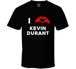 I Heart Kevin Durant Golden State Basketball Team Fan T Shirt