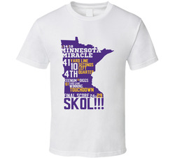 Minnesota Miracle Football T Shirt Minnesota Miracle Football T Shirt