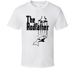 The Rodfather Funny Fishing T Shirt The Rodfather Funny Fishing T Shirt