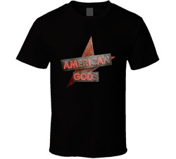 American Gods Diner Sign Starz Tv Series Fan Logo Title T Shirt American Gods Diner Sign Starz Tv Series Fan Logo Title T Shirt