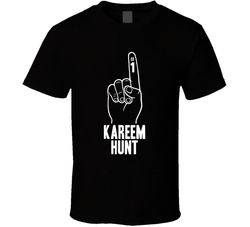 Kareem Hunt Number 1 Finger Kansas City Football Team Fan T Shirt Kareem Hunt Number 1 Finger Kansas City Football Team Fan T Shirt